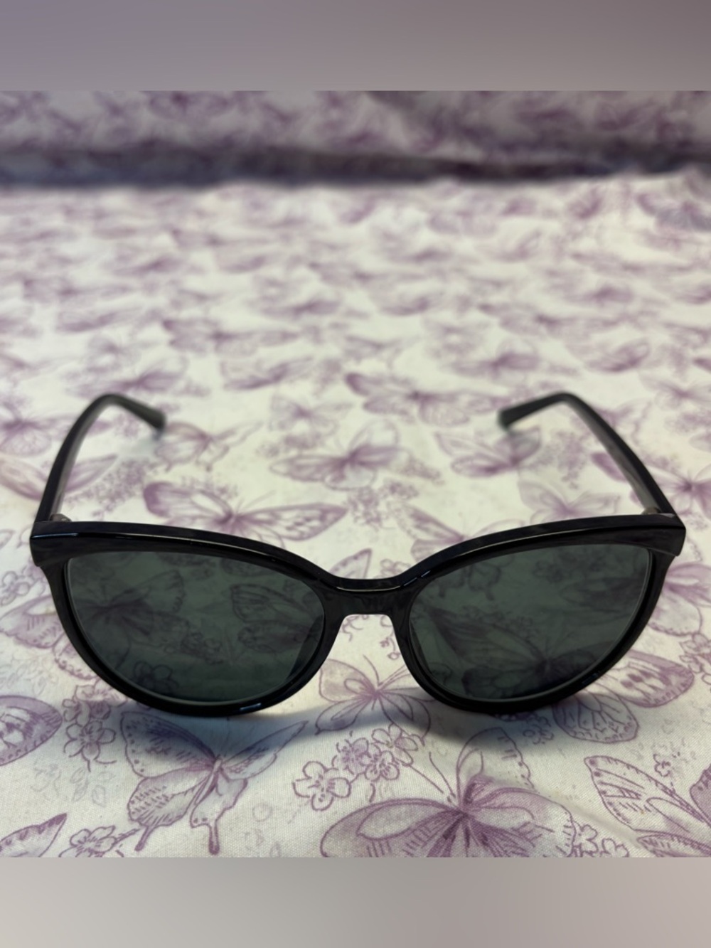 🌀Edgy Chic Classic Black Round Cat-Eye Sunglasses - Picture 2 of 6